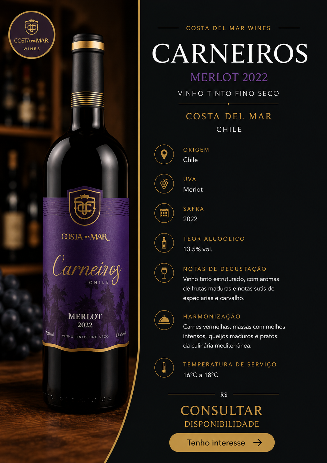 Carneiros — Merlot 2022